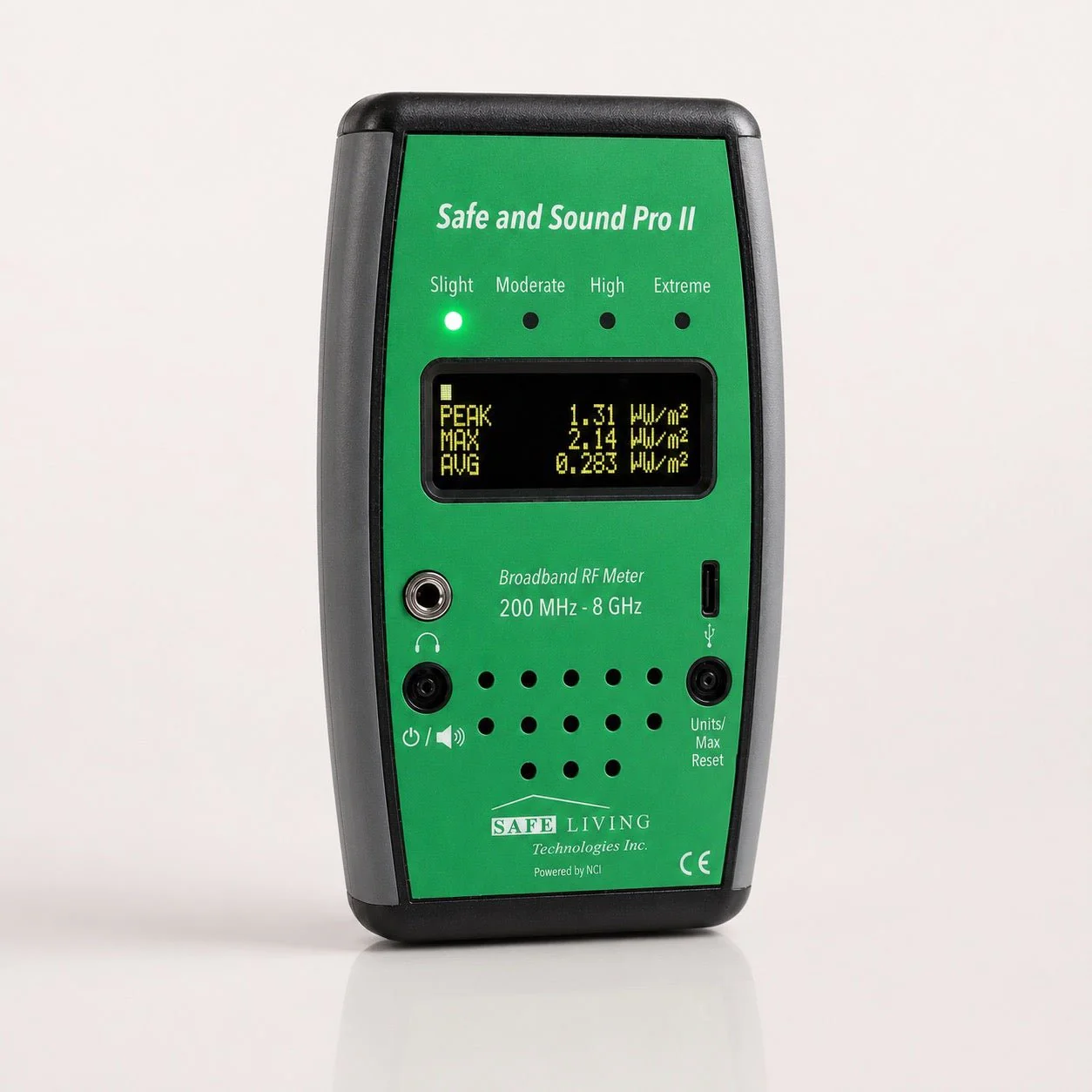 Safe and Sound Pro II RF Meter Rechargeable 200 MHz – 8 GHz - Image 2