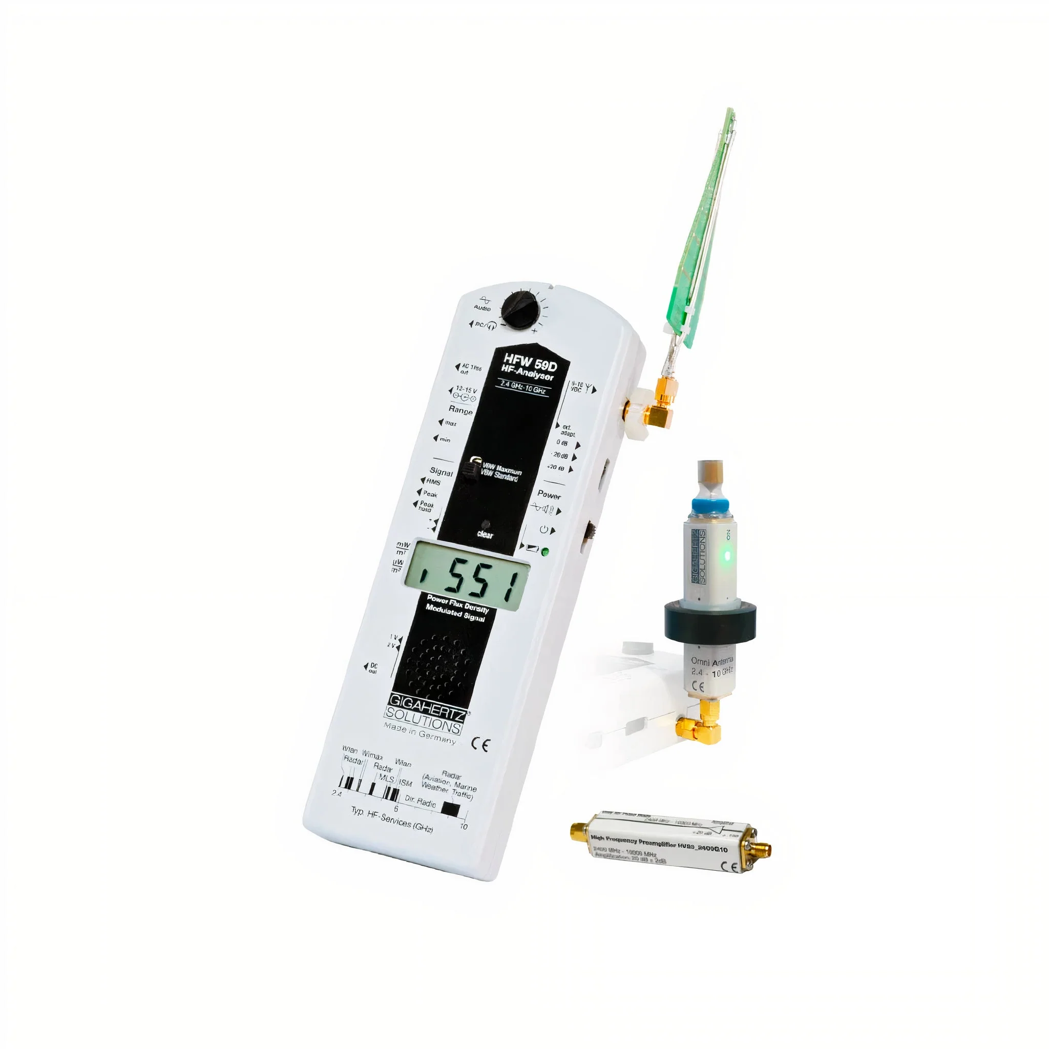 Gigahertz Solutions 5G EMF Detector Plus HFW59D 2.4GHz-10GHz