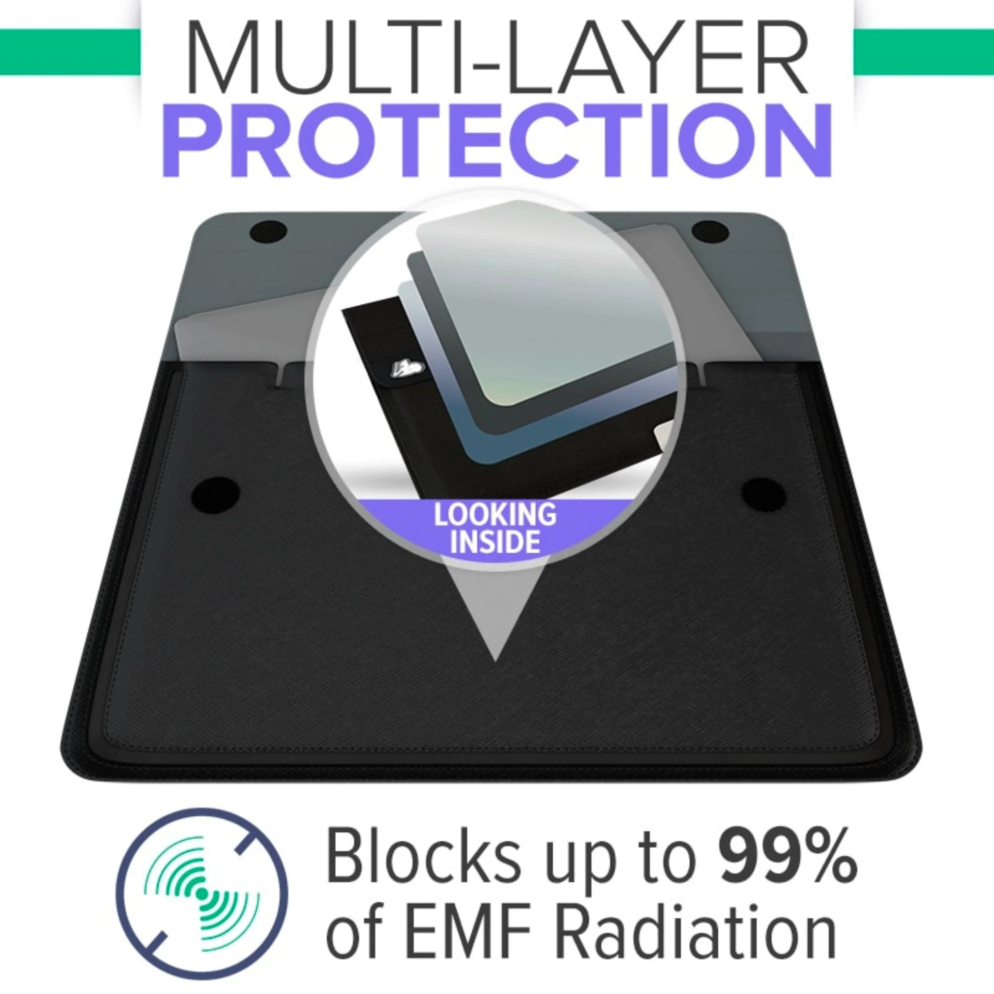 DefenderShield® RFID EMF Protection Laptop Sleeve - Image 7